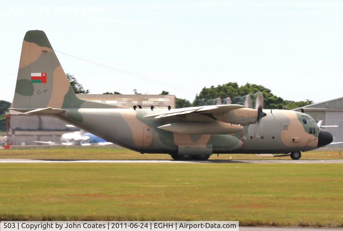 503, Lockheed C-130H Hercules C/N 382-4948, Regular visitor departing on 26