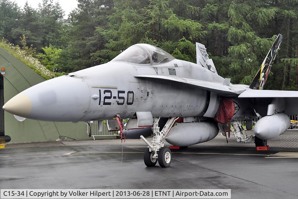 C15-34, McDonnell Douglas EF-18A+ Hornet C/N 0638/A530, at Phantom flyout