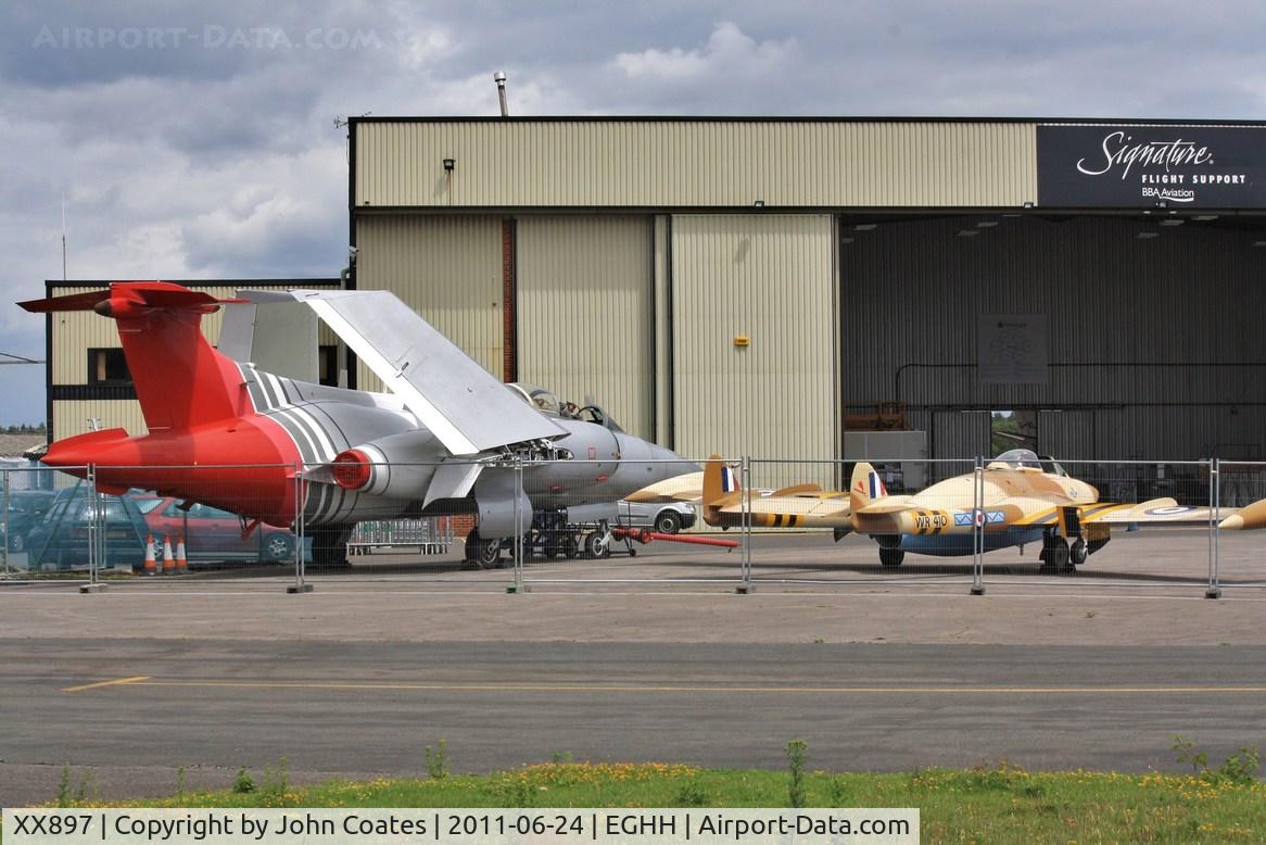 XX897, 1976 Hawker Siddeley Buccaneer S.2B C/N B3-02-75, On display at Citation Centre with WR410