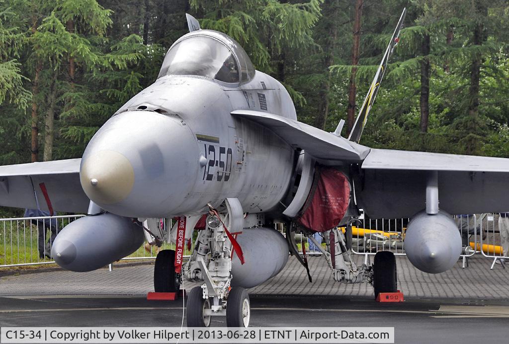 C15-34, McDonnell Douglas EF-18A+ Hornet C/N 0638/A530, at Phantom flyout