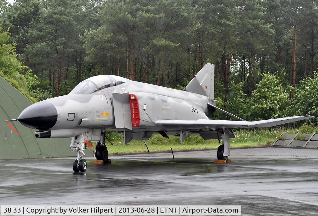 38 33, 1972 McDonnell Douglas F-4F Phantom II C/N 4704, at Phantom flyout