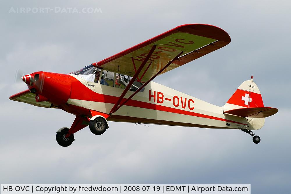 HB-OVC, 1946 Piper PA-12 Super Cruiser C/N 12-540, Tannkosh 2008