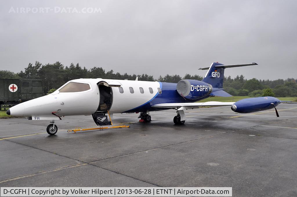 D-CGFH, Learjet 35A C/N 35-607, at Phantom flyout