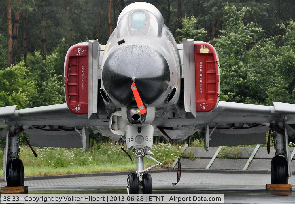 38 33, 1972 McDonnell Douglas F-4F Phantom II C/N 4704, at Phantom flyout
