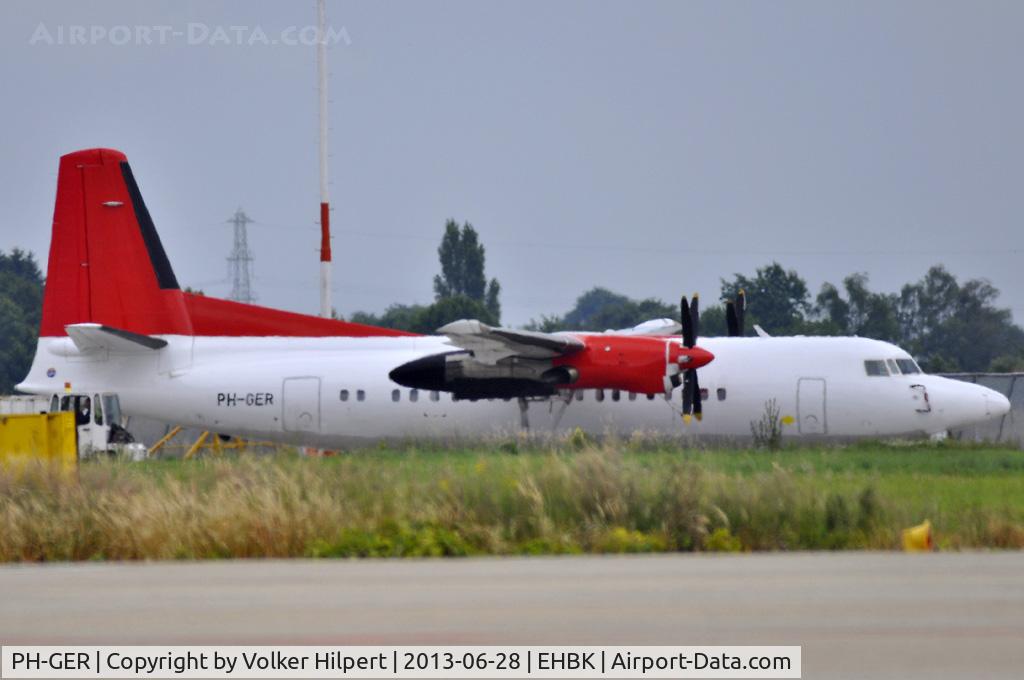 PH-GER, 1987 Fokker 50 C/N 20110, at maastricht