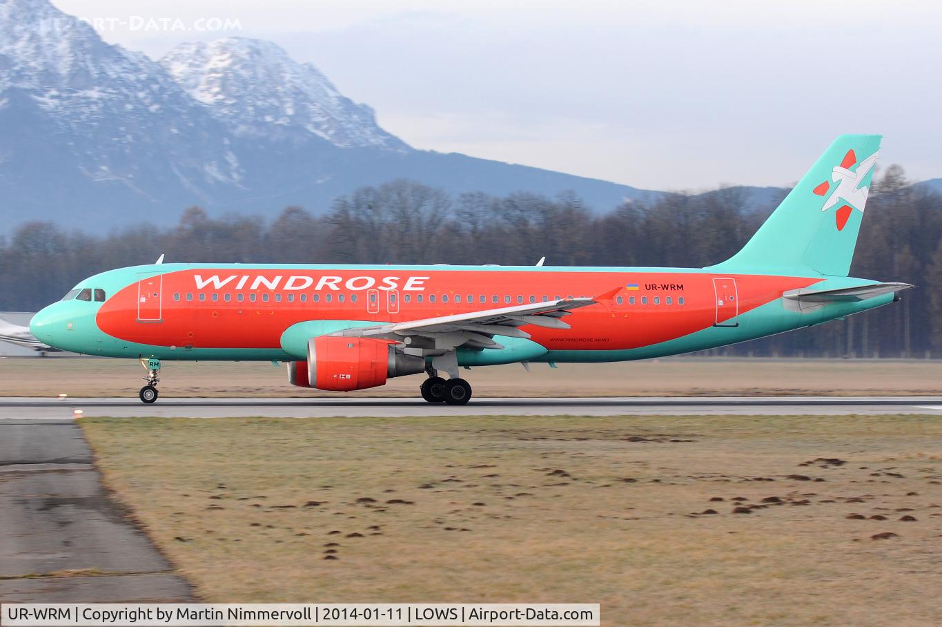 UR-WRM, 1996 Airbus A320-212 C/N 645, Windrose