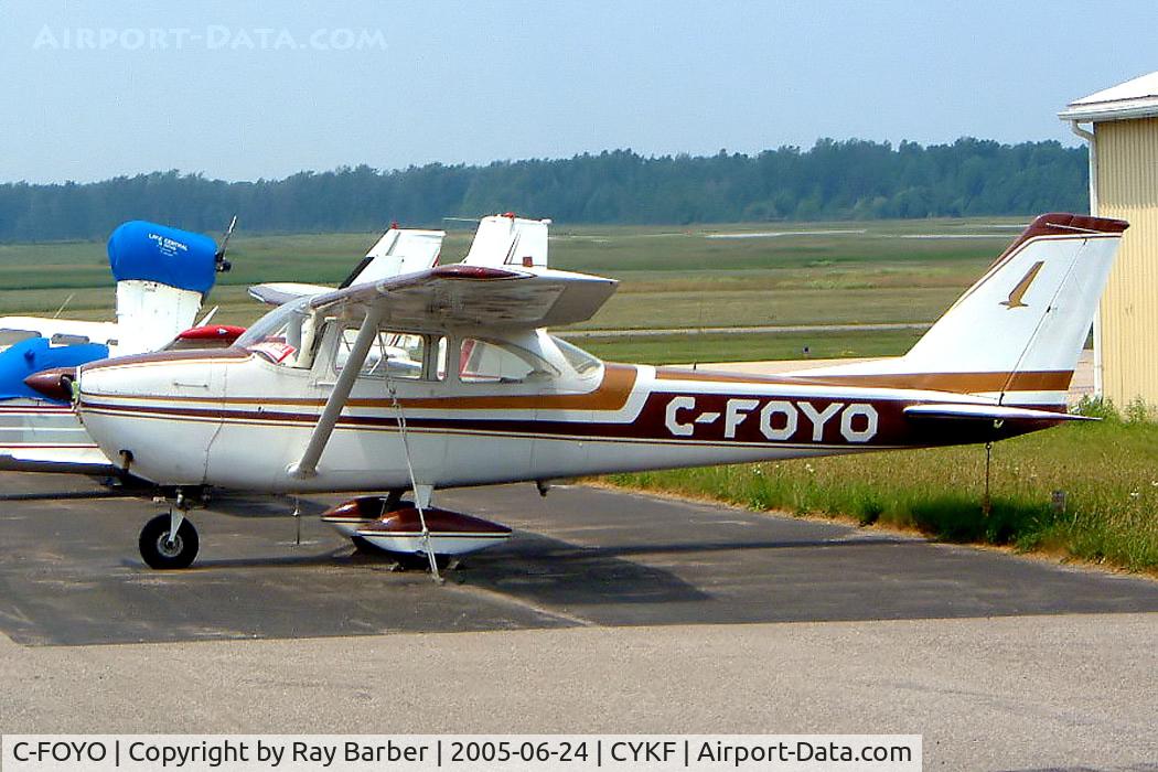 C-FOYO, 1963 Cessna 172D C/N 17249722, Cessna 172D Skyhawk [172-49722] Kitchener-Waterloo Regional 24/06/2005