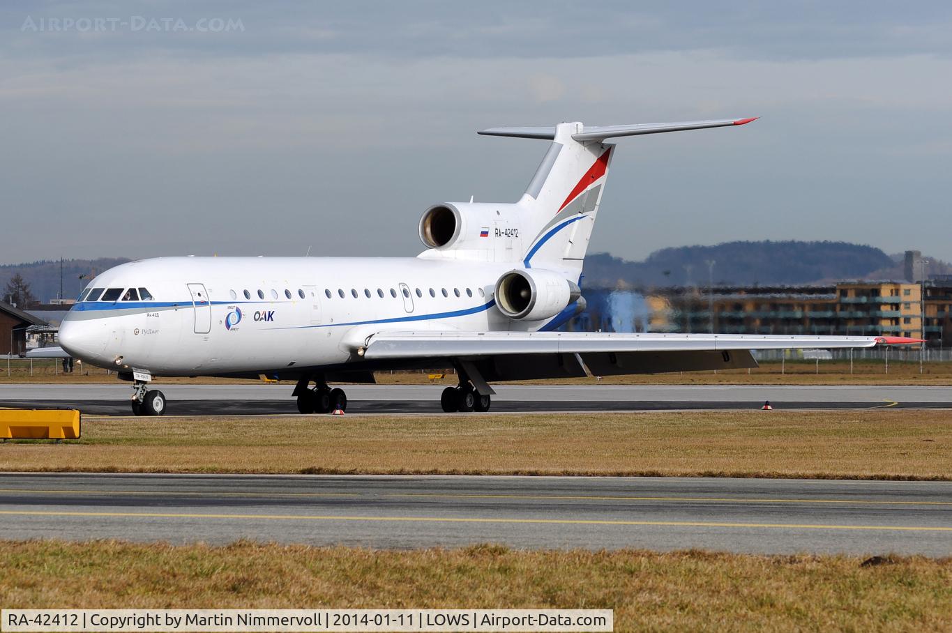 RA-42412, Yakovlev Yak-42D C/N 4520422219055, Rusjet