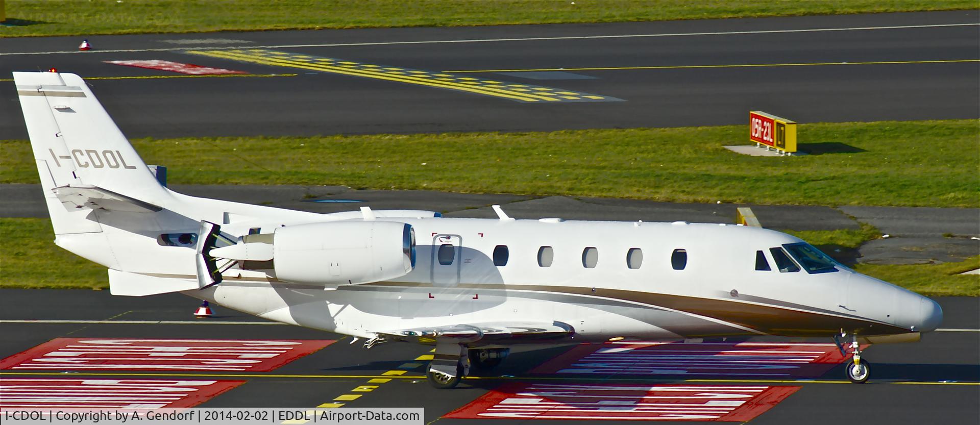 I-CDOL, 2005 Cessna 560XL Citation XLS C/N 560-5584, Eurofly Service (untitled), is here on taxiway 