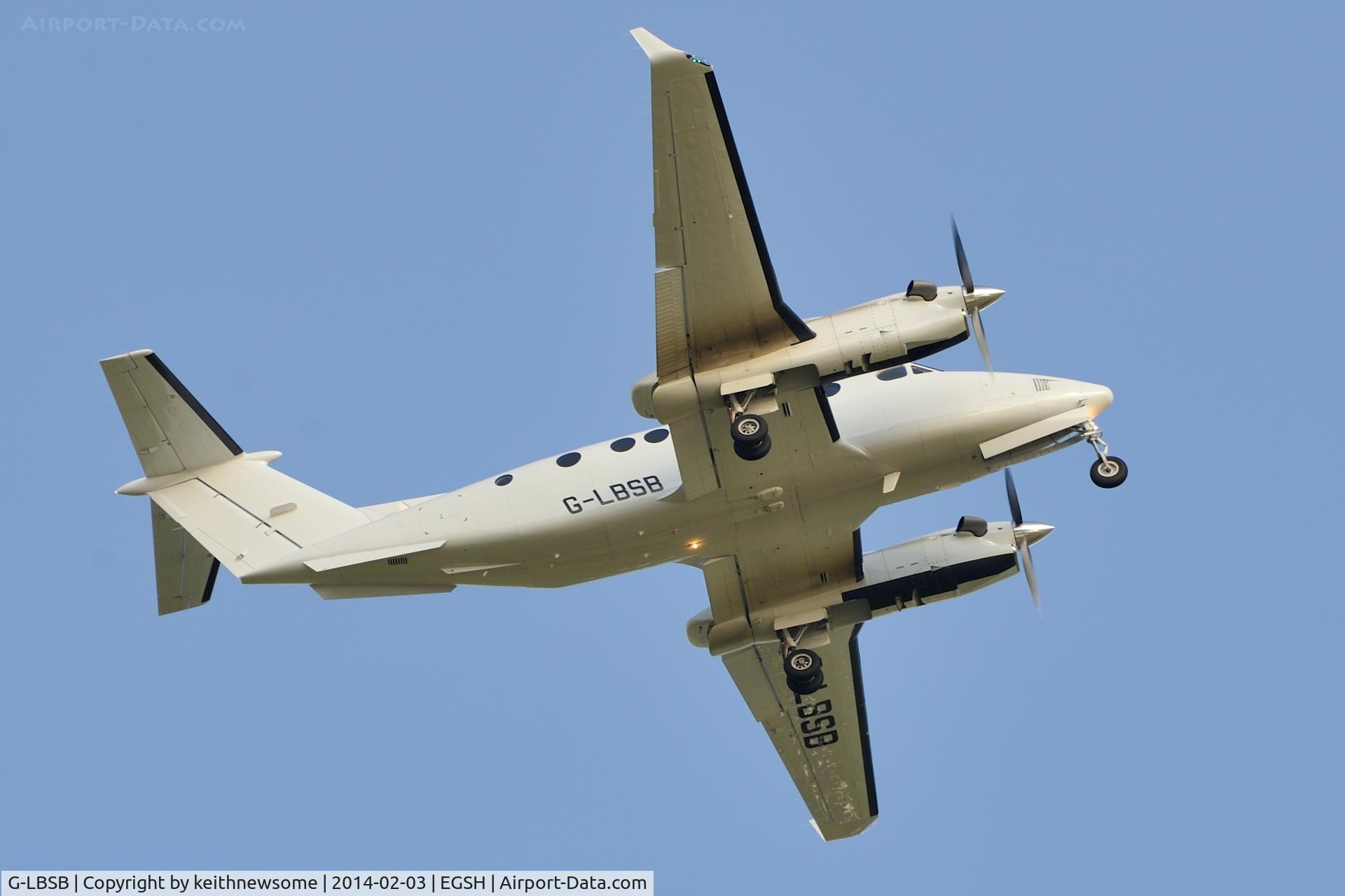 G-LBSB, 2013 Beechcraft 350C Super King Air (B300C) C/N FM-55, Overshooting following NDB approach !