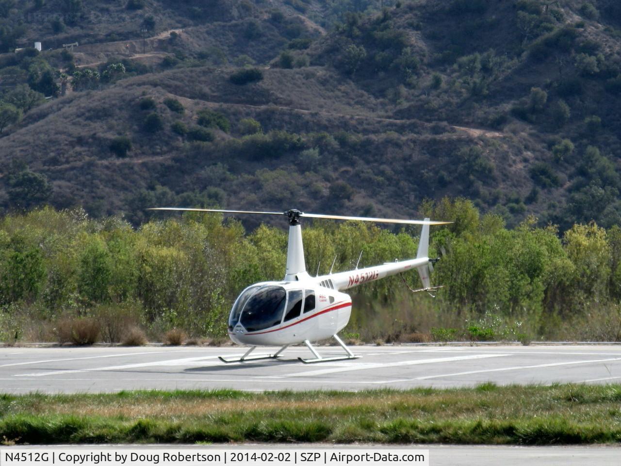 N4512G, Robinson R66 C/N 0003, 2010 Robinson R66, one Rolls Royce 250-C300/A1 Turboshaft derated to 270 shp for takeoff, 224 shp max continuous, main rotor 404-412 rpm, 3rd prototype, Experimental class R&D, warmup on SZP helipad