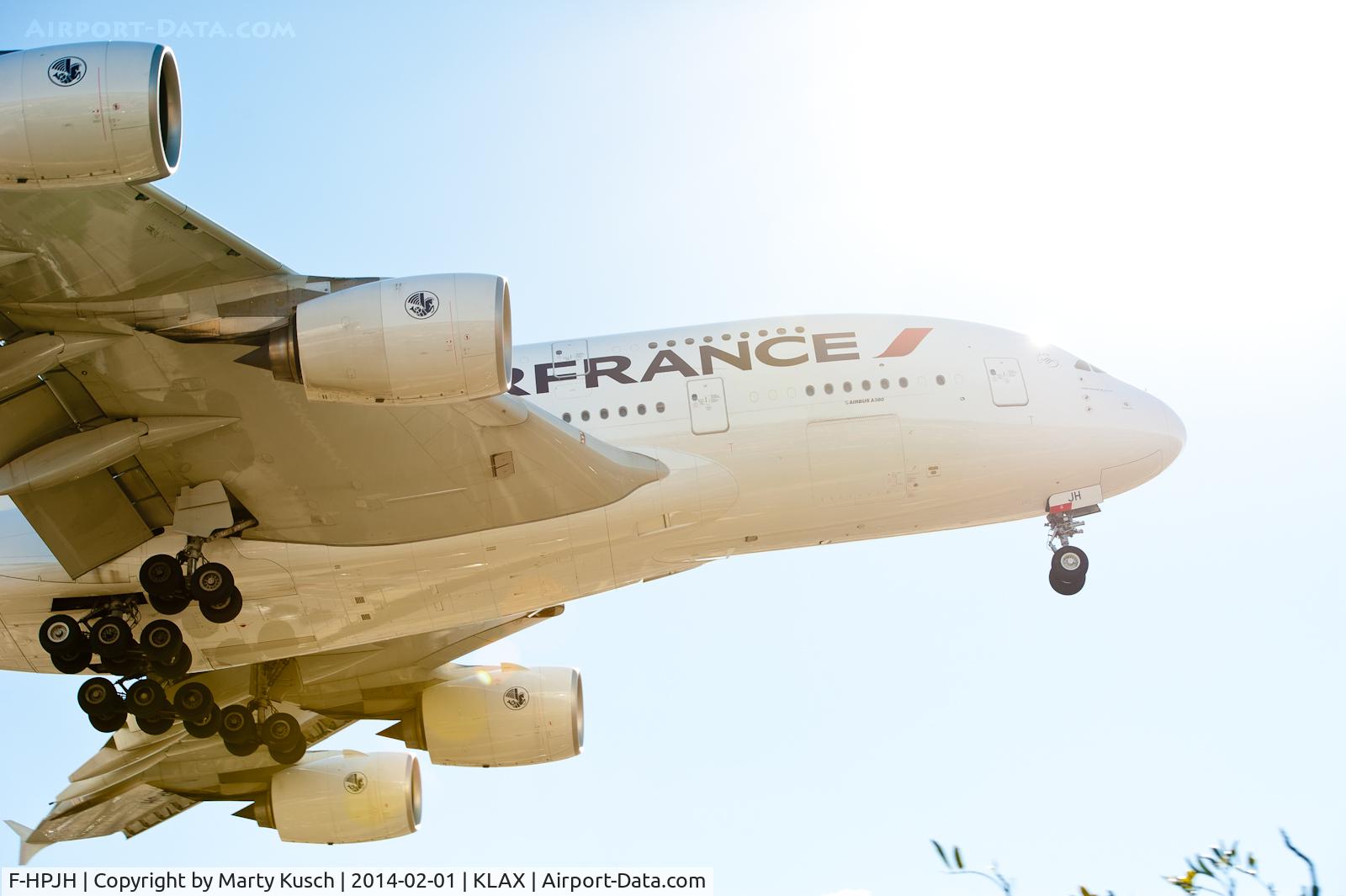 F-HPJH, 2011 Airbus A380-861 C/N 099, Arrival Runway 24R