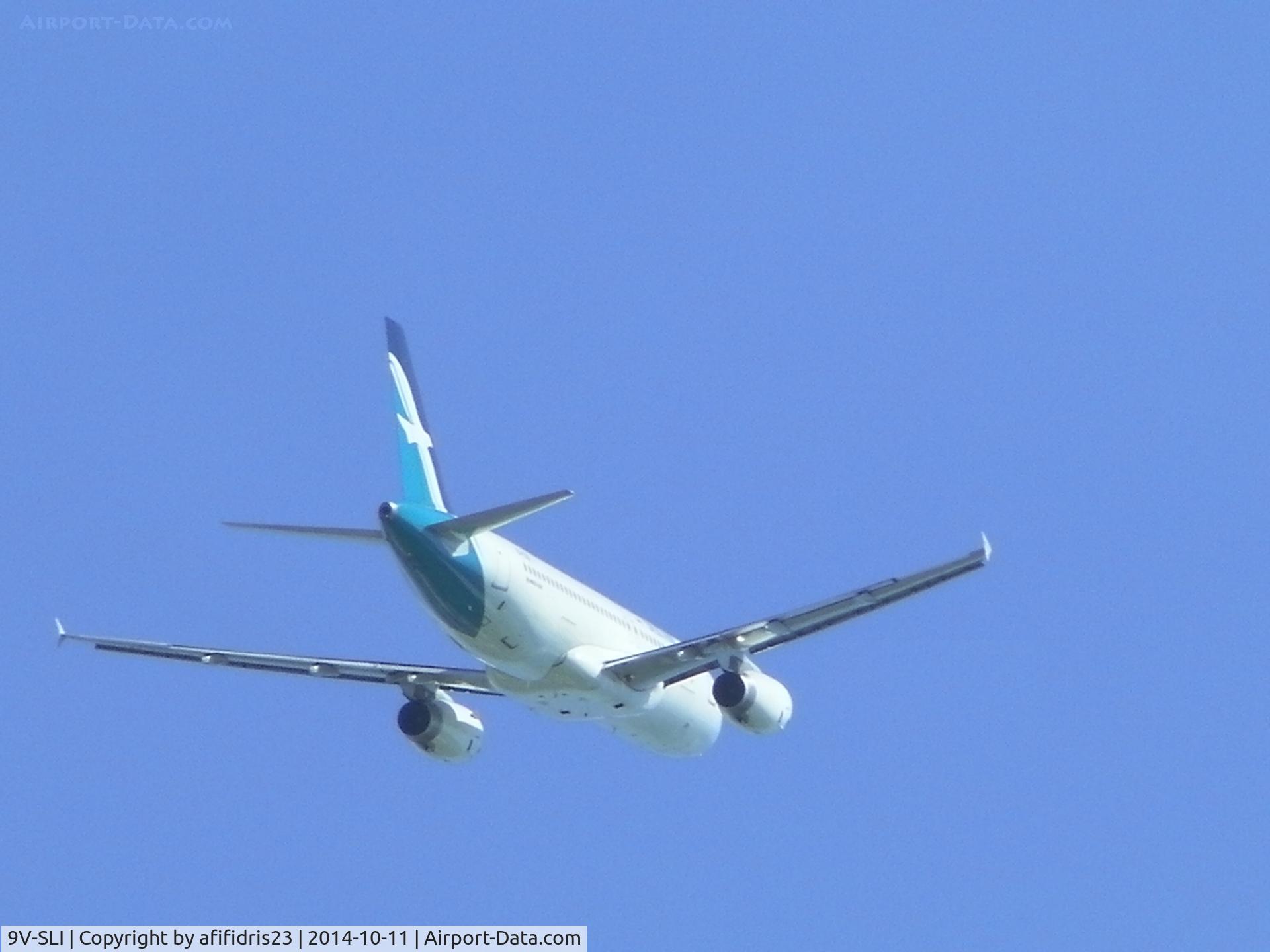 9V-SLI, 2006 Airbus A320-232 C/N 2775, Departing Penang