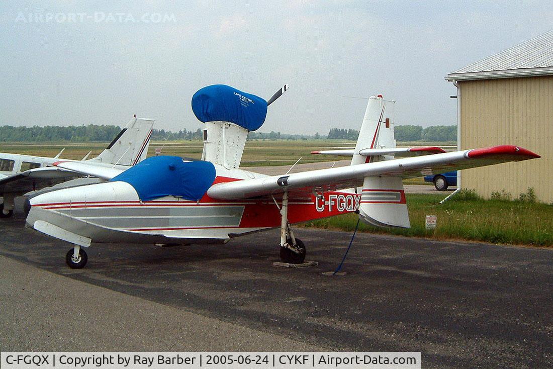 C-FGQX, 1968 Lake LA-4-180 Amphibian C/N 387, Lake LA-4-200 Buccaneer [387] Kitchener-Waterloo Regional 24/06/2005