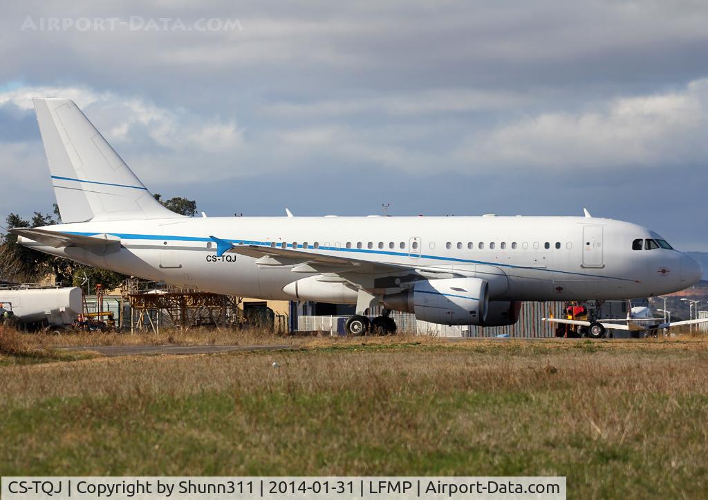 CS-TQJ, 2006 Airbus A319-115CJ C/N 2675, Parked @ EAS for maintenance