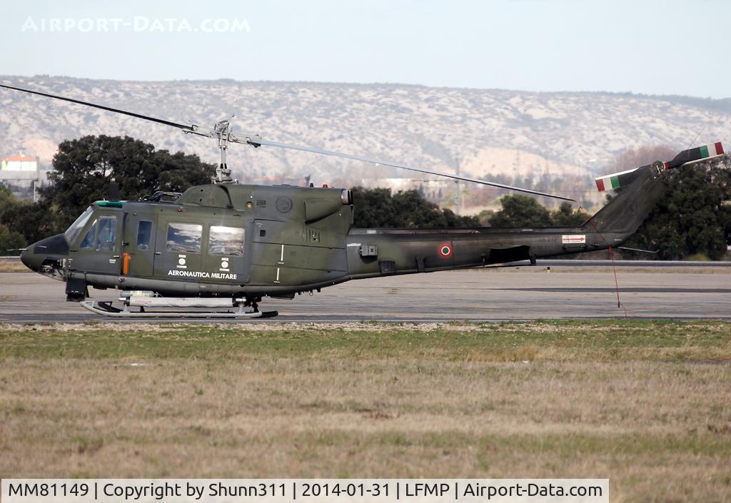 MM81149, Agusta AB-212AM C/N 5806, Parked at the Airport...