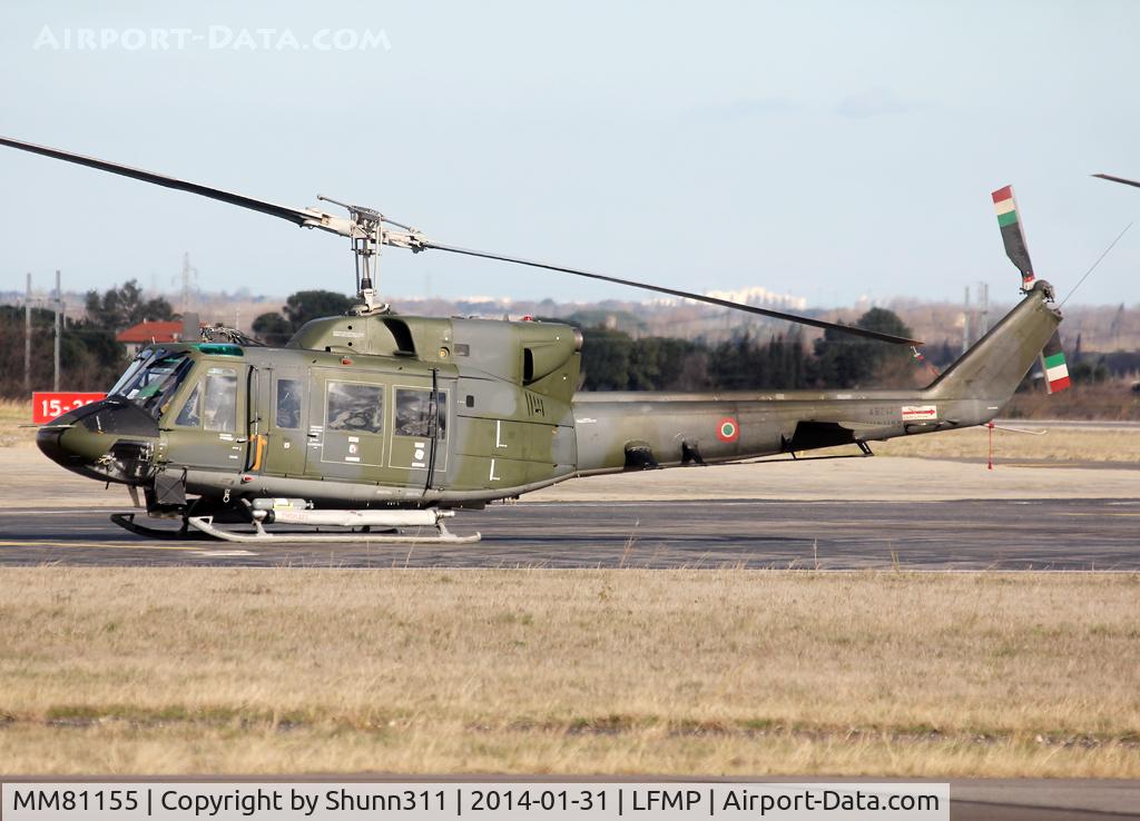 MM81155, Agusta AB-212AM C/N 5812, Parked at the Airport...