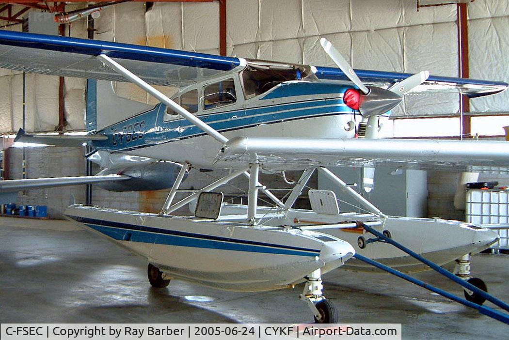 C-FSEC, 1973 Cessna A185F Skywagon 185 C/N 18502152, Cessna A.185F Skywagon 185 [185-02152] Kitchener-Waterloo Regional 24/06/2005