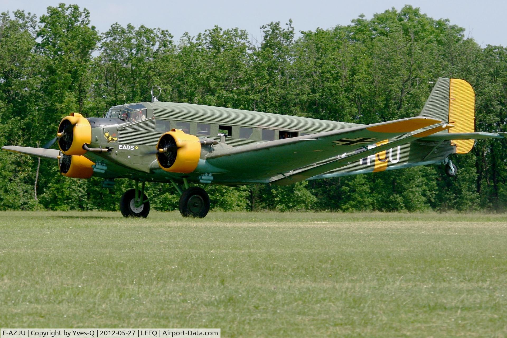 F-AZJU, 1952 Junkers (CASA) 352L (Ju-52) C/N 103, Junkers JU52-3M, La Ferte-Alais Airfield (LFFQ) AIir show 2012