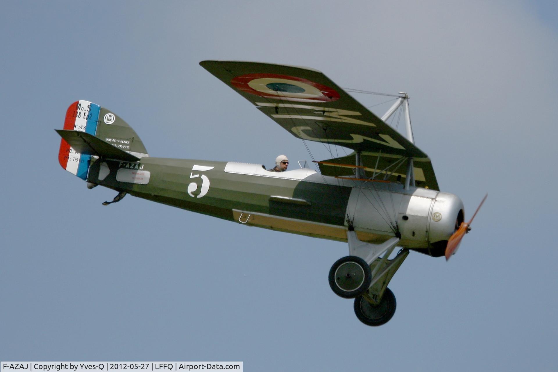 F-AZAJ, 1927 Morane-Saulnier MS-138EP-2 C/N 3220/138, Morane-Saulnier MS-138EP-2, La Ferté-Alais Airfield (LFFQ) Air Show 2012