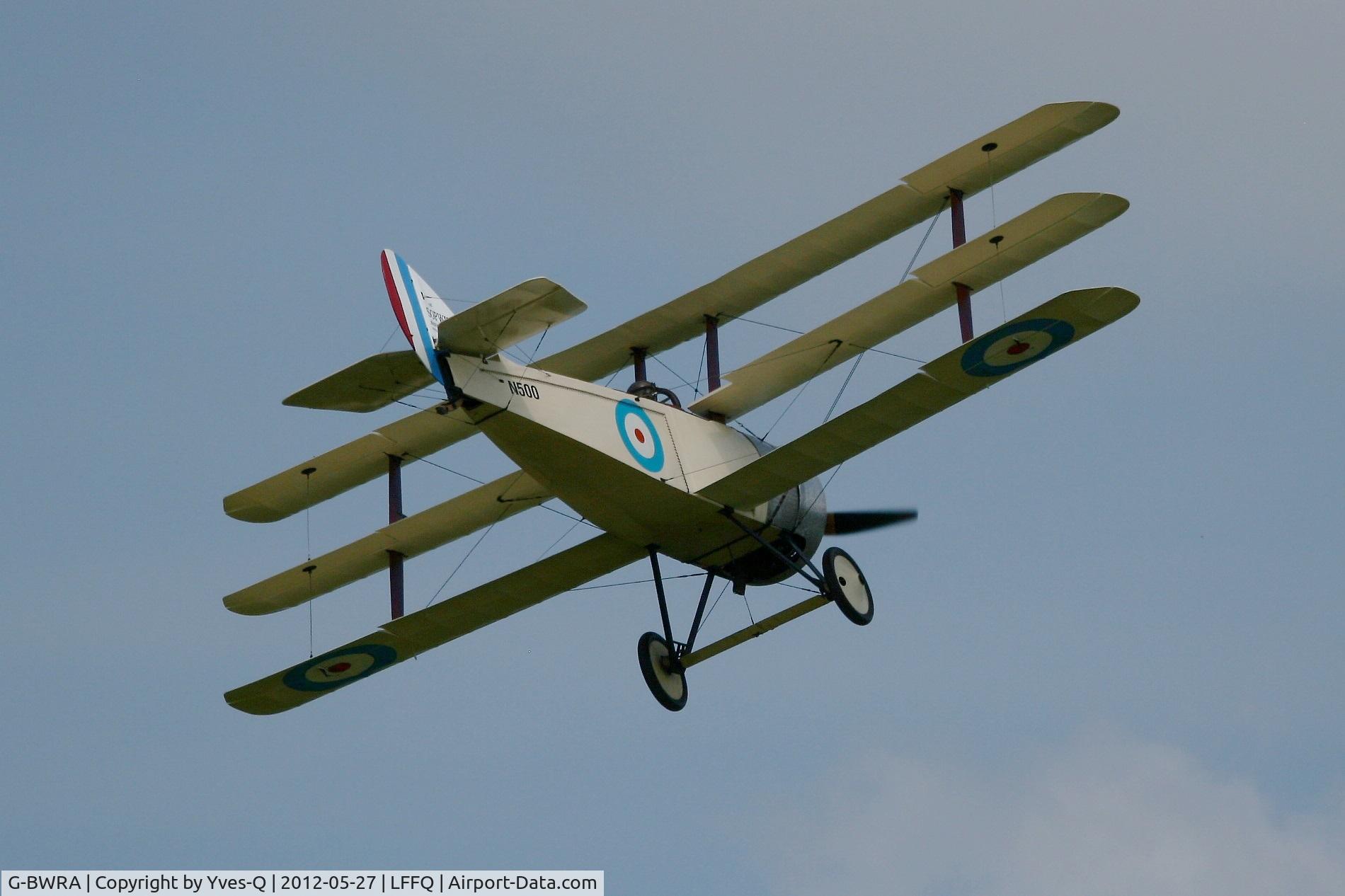 G-BWRA, 1988 Sopwith Triplane Replica C/N PFA 021-10035, Sopwith Triplane Replica, La Ferté-Alais Airfield (LFFQ) Air show 2012
