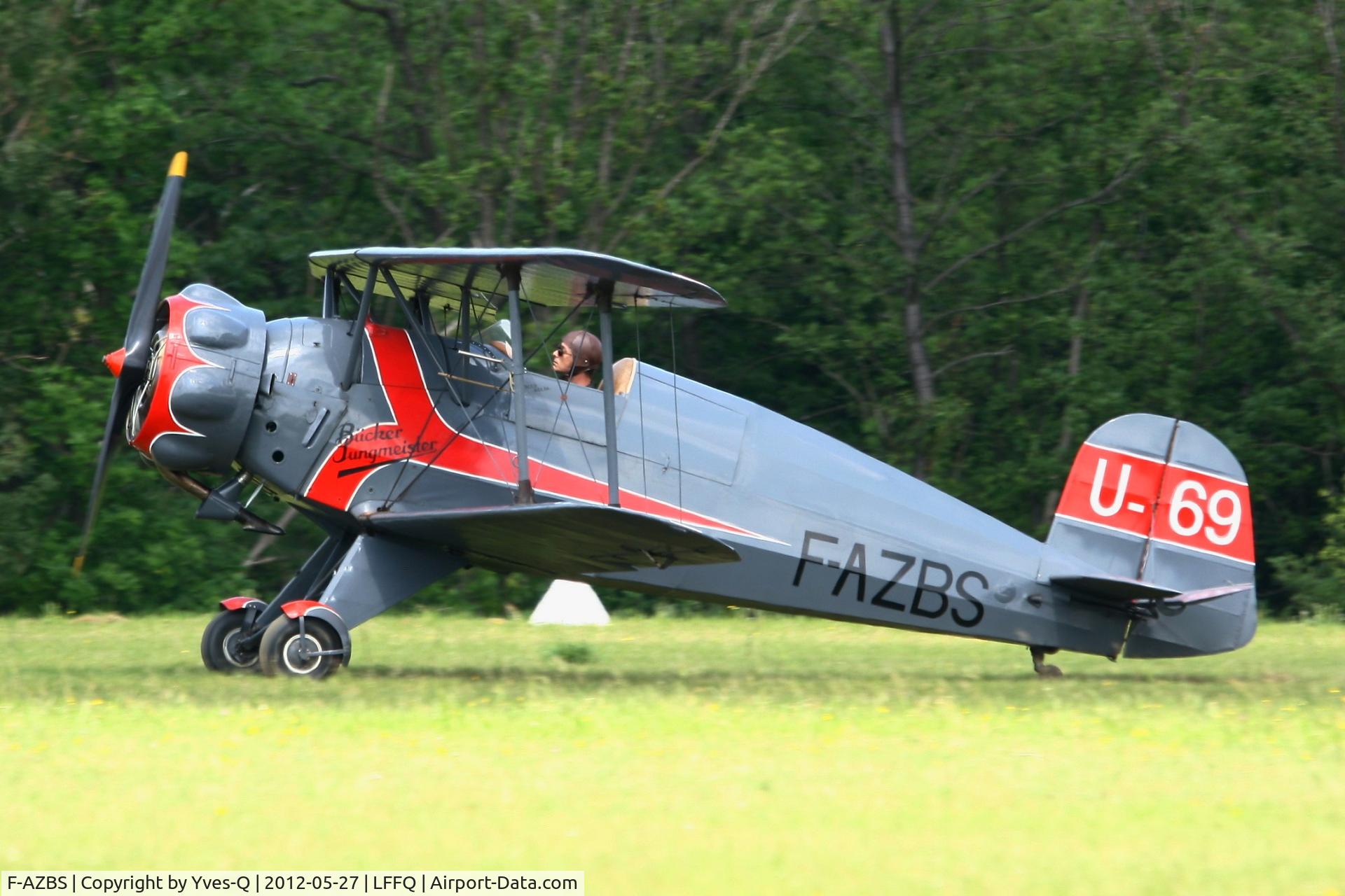 F-AZBS, 1938 Bucker Bu-133C Jungmeister C/N 16, Bucker Bu-133C Jungmeister, La Ferté Alais Airfield (LFFQ) Air Show 2012