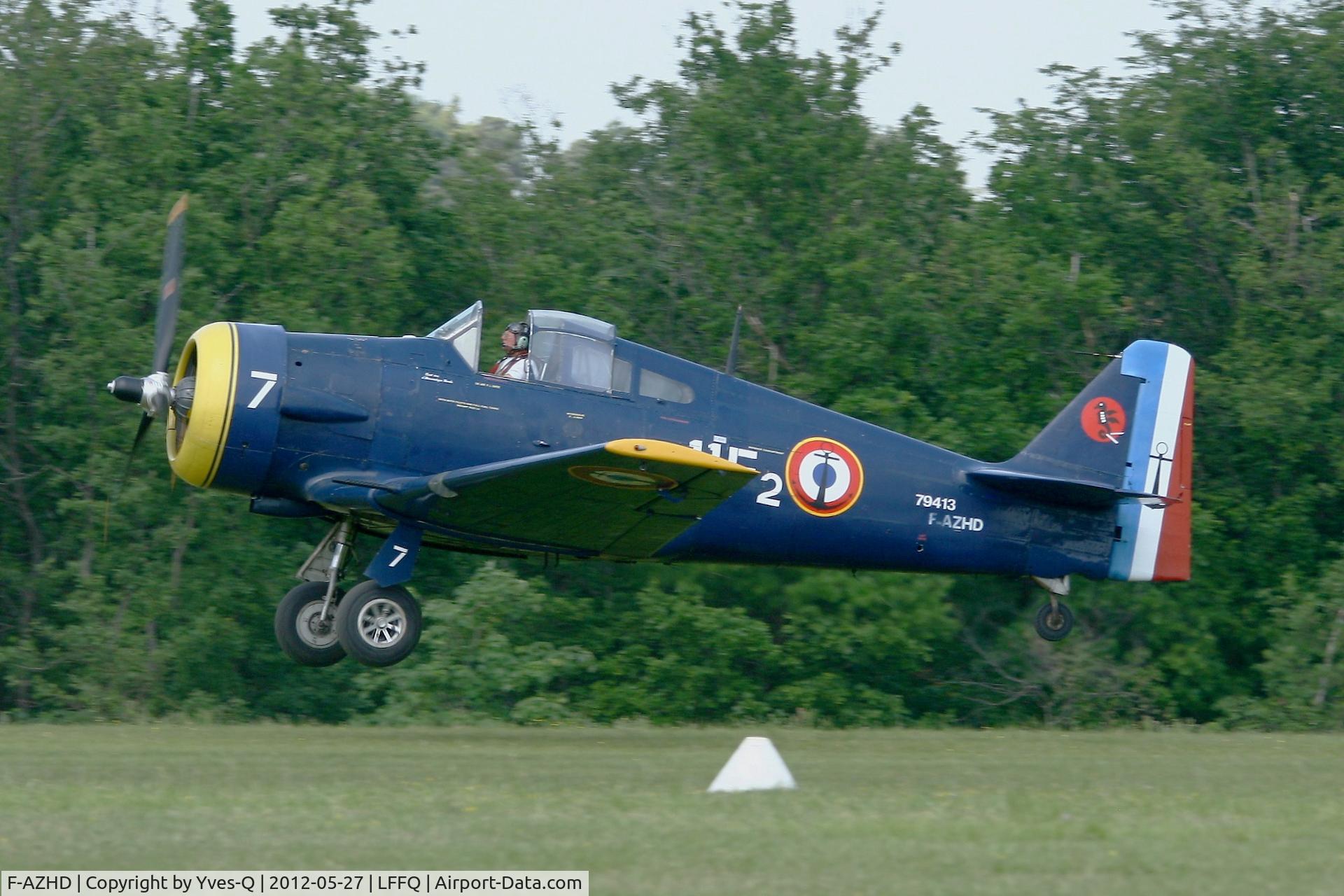 F-AZHD, North American NA-68 C/N SA-30, North American NA-68, La Ferté-Alais Airfield (LFFQ) Air show 2012