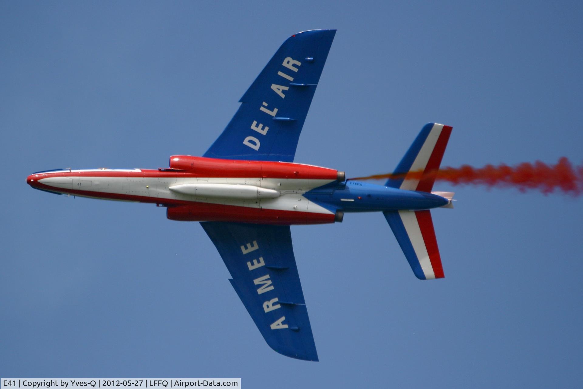 E41, Dassault-Dornier Alpha Jet E C/N E41, Dassault-Dornier Alpha Jet E (F-TERA), Athos 05 of Patrouille De France in 2012, La Ferté-Alais Airfield (LFFQ) Air Show 2012