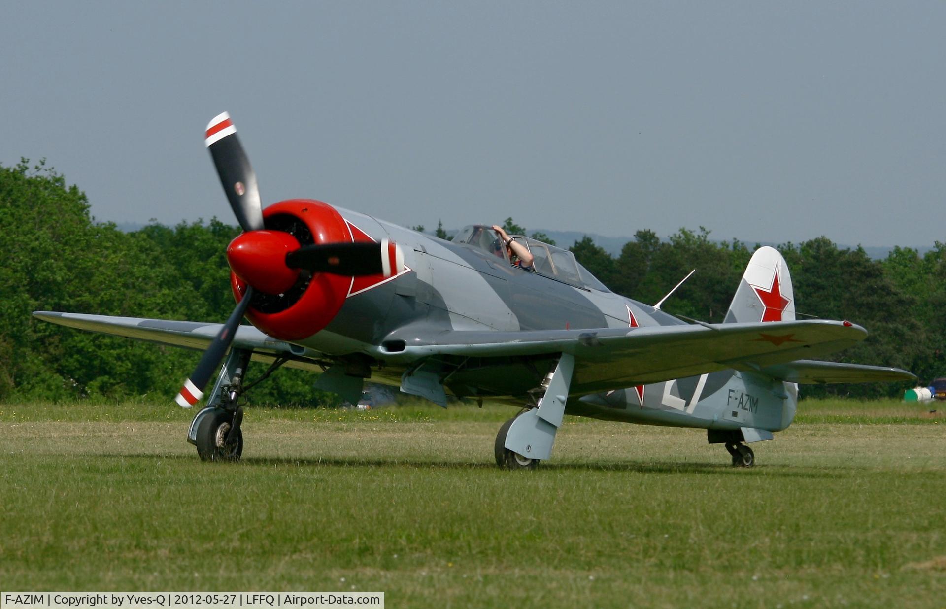 F-AZIM, Yakovlev Yak-3UTI-PW C/N 9/04623, Yakovlev YAK-3UTI-PW, La Ferté-Alais Airfield (LFFQ) Air Show 2012