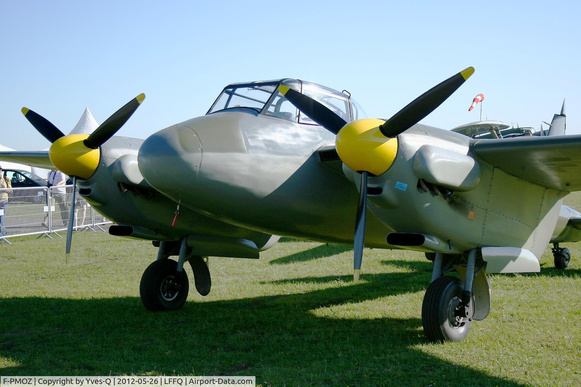 F-PMOZ, De Havilland (BBC) DH-98 Mosquito Replica C/N 1, Mosquito 0.75 (3/4 scale), La Ferté-Alais Airfield (LFFQ) Air Show 2012