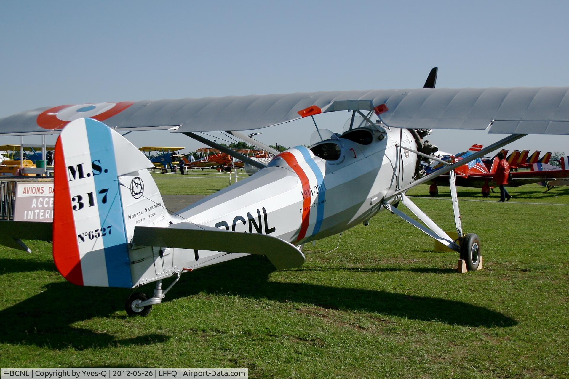 F-BCNL, Morane-Saulnier MS.317 C/N 6527, Morane Saulnier MS 317, La Ferté Alais Airfield (LFFQ) Air Show 2012