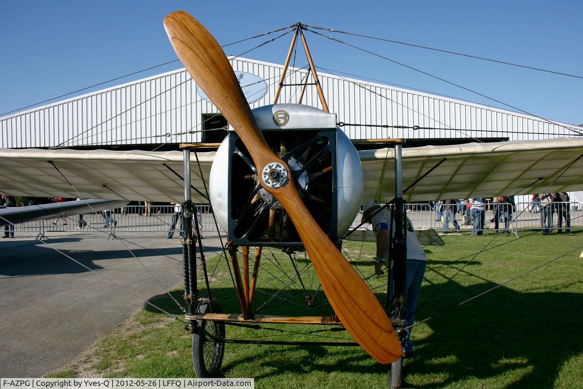 F-AZPG, Bleriot XI-2 Replica C/N SA-29, Blériot XI-2, La Ferte-Alais Airfield (LFFQ) Air Show 2012