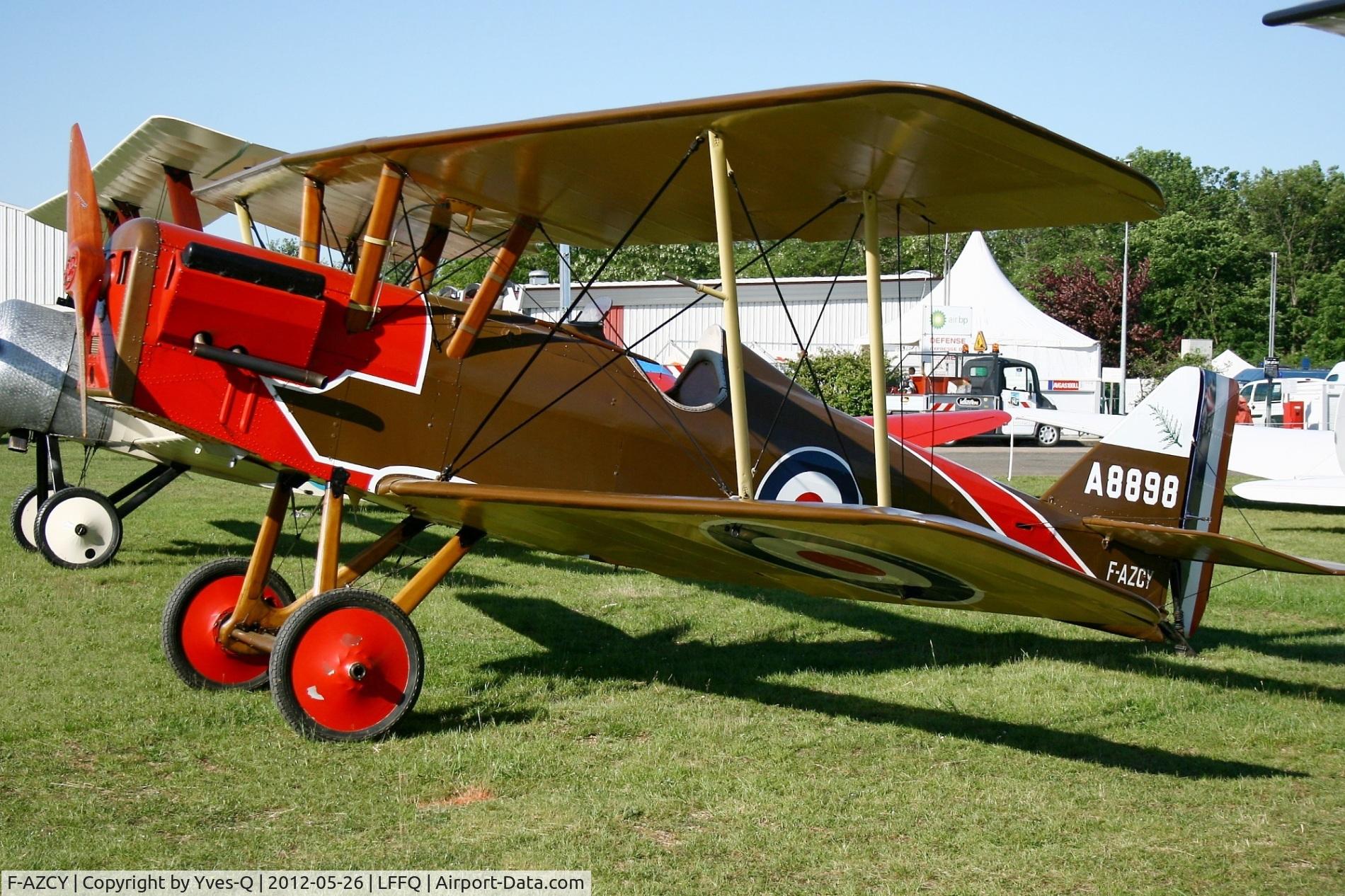 F-AZCY, Royal Aircraft Factory SE-5A Replica C/N 03, Royal Aircraft Factory SE-5, La Ferté-Alais Airfield (LFFQ) Air Show 2012