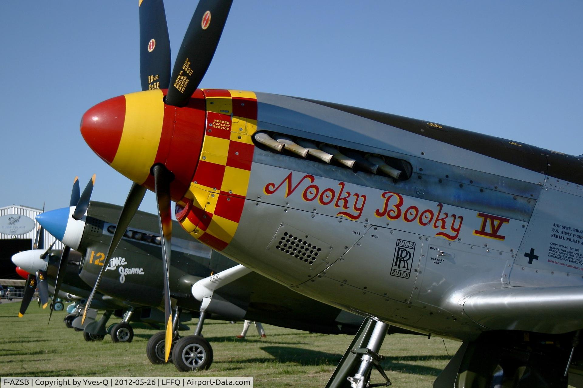 F-AZSB, 1944 North American P-51D Mustang C/N 122-40967, North American P-51D Mustang, La Ferté-Alais Airfield (LFFQ) Air Show 2012