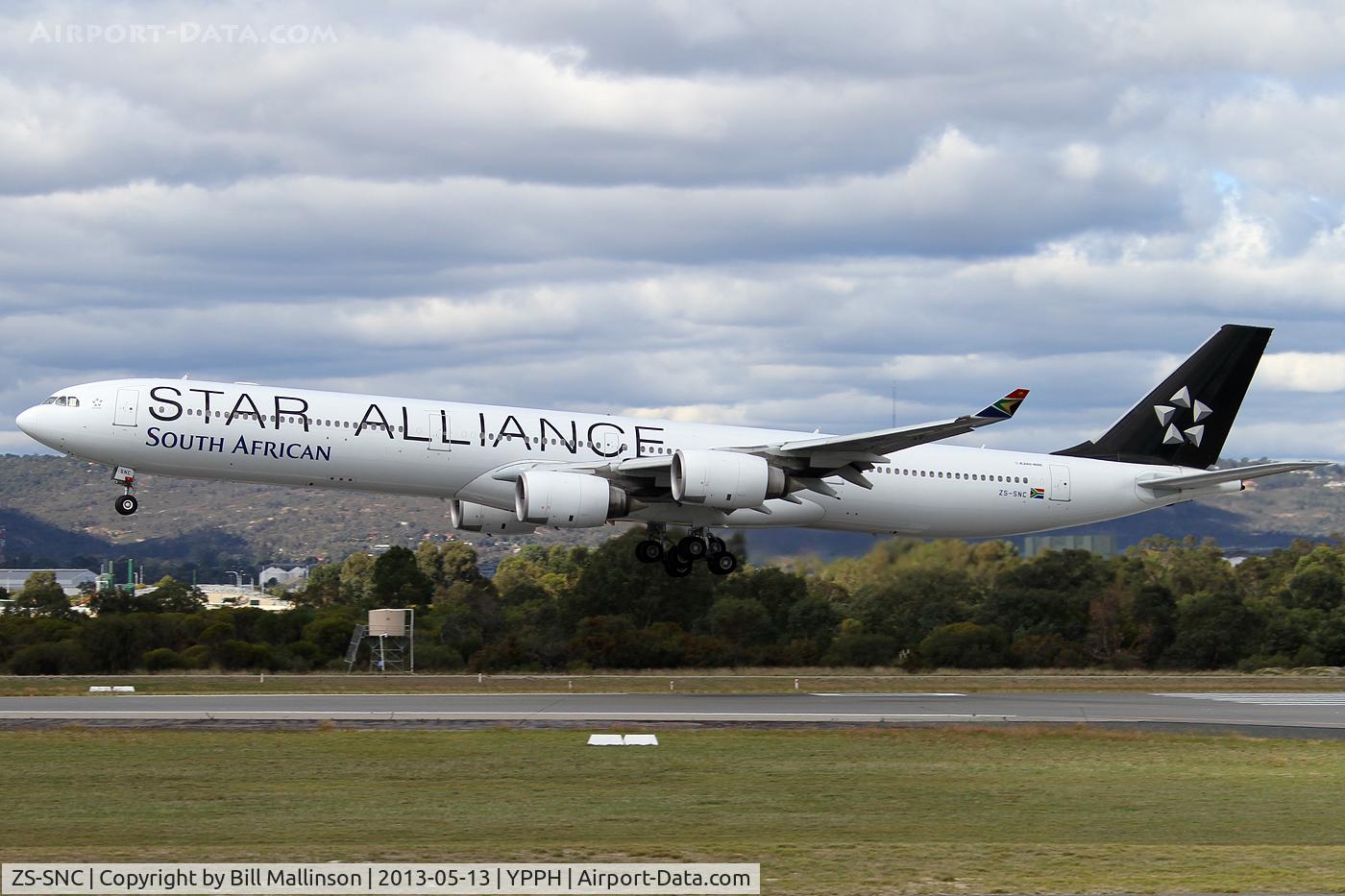 ZS-SNC, 2003 Airbus A340-642 C/N 426, FINALS TO 03