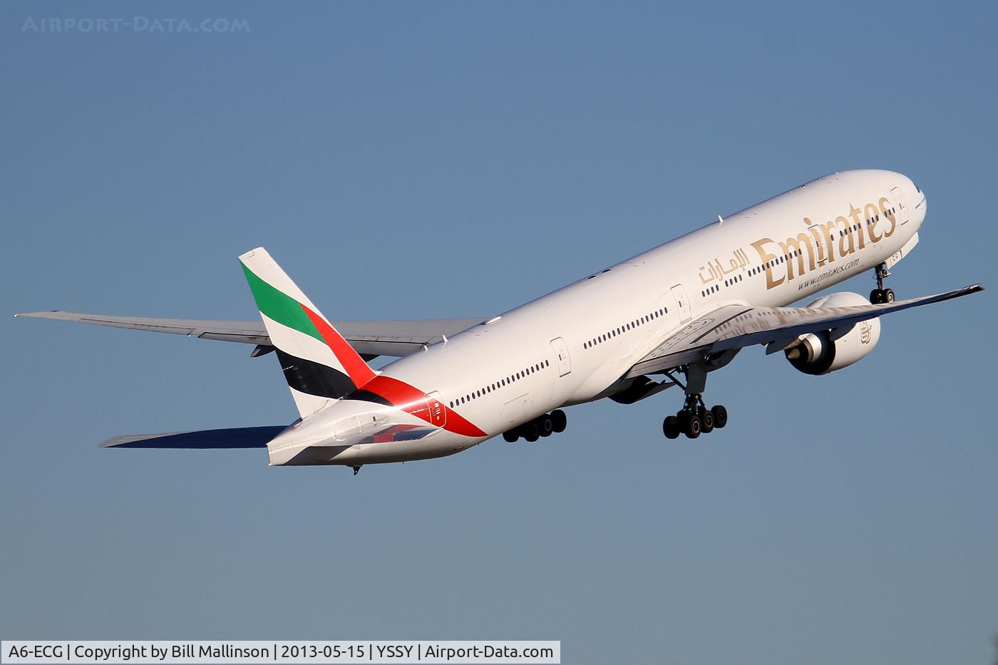 A6-ECG, 2008 Boeing 777-31H/ER C/N 35579, AWAY TO BKK