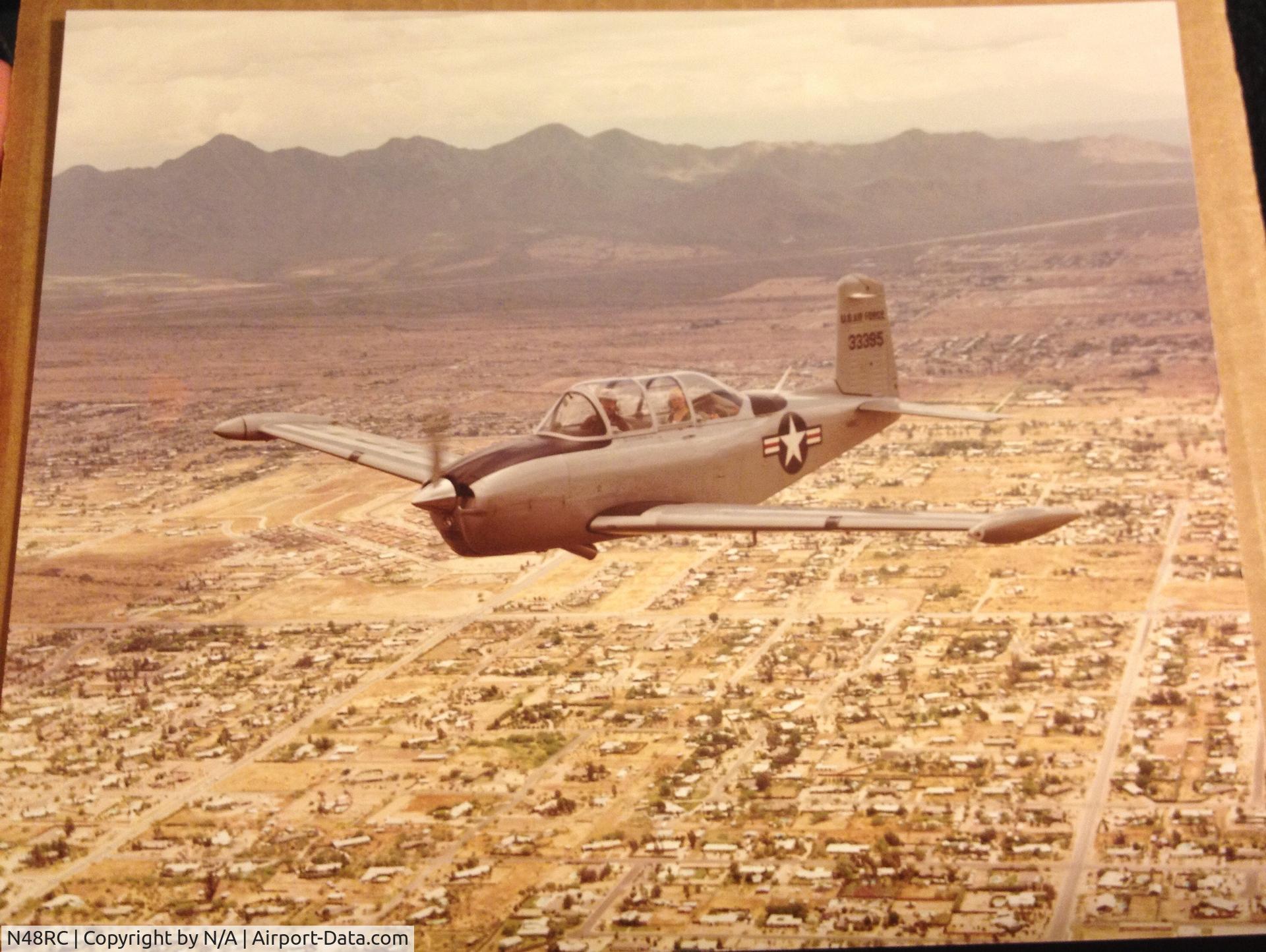 N48RC, 1953 Beech A45 C/N G-156, R. R. Crawford flying A35 T-34 48RC (Phoenix, AZ)