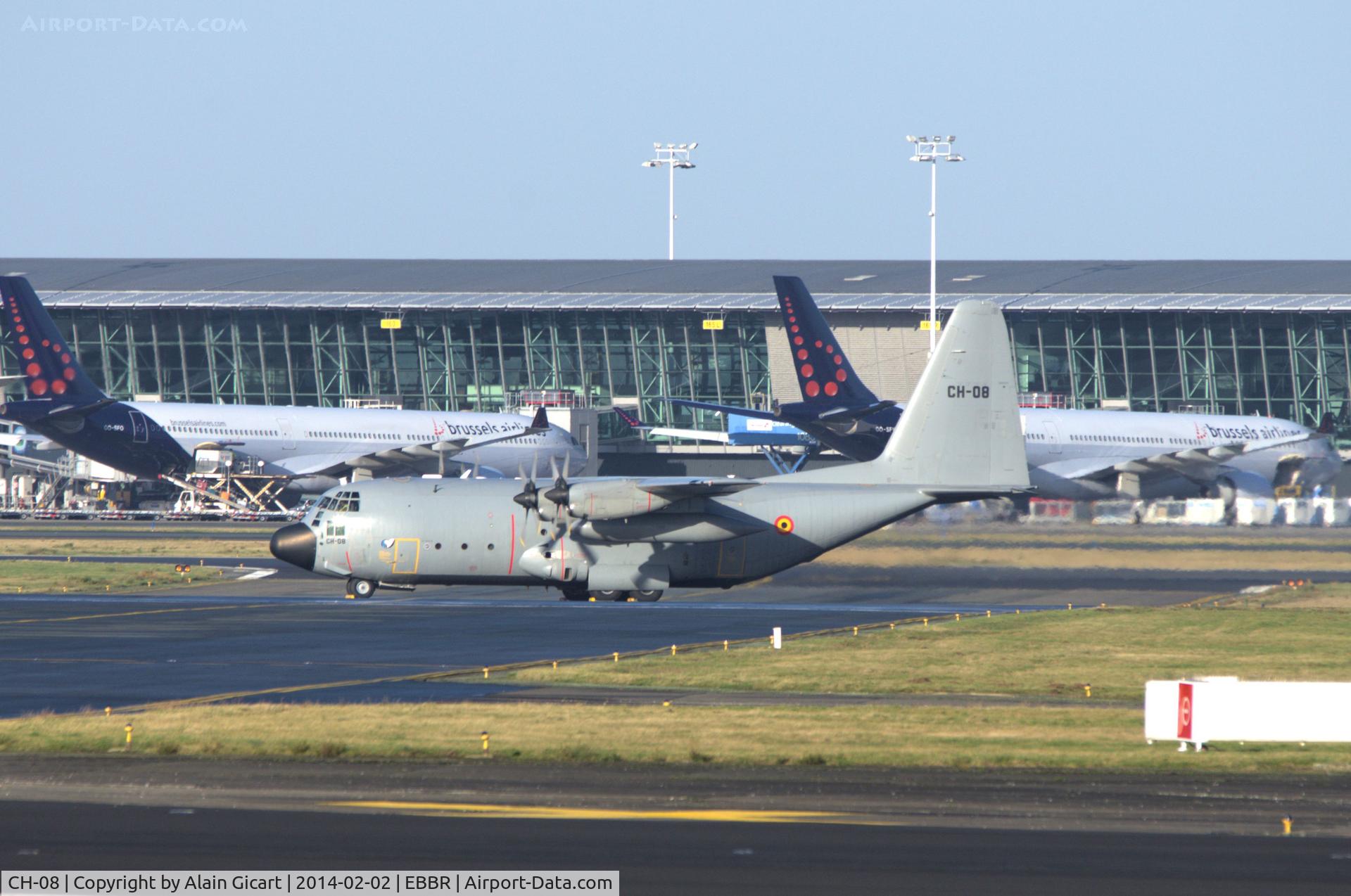 CH-08, 1972 Lockheed C-130H Hercules C/N 382-4478, Belgian airforce