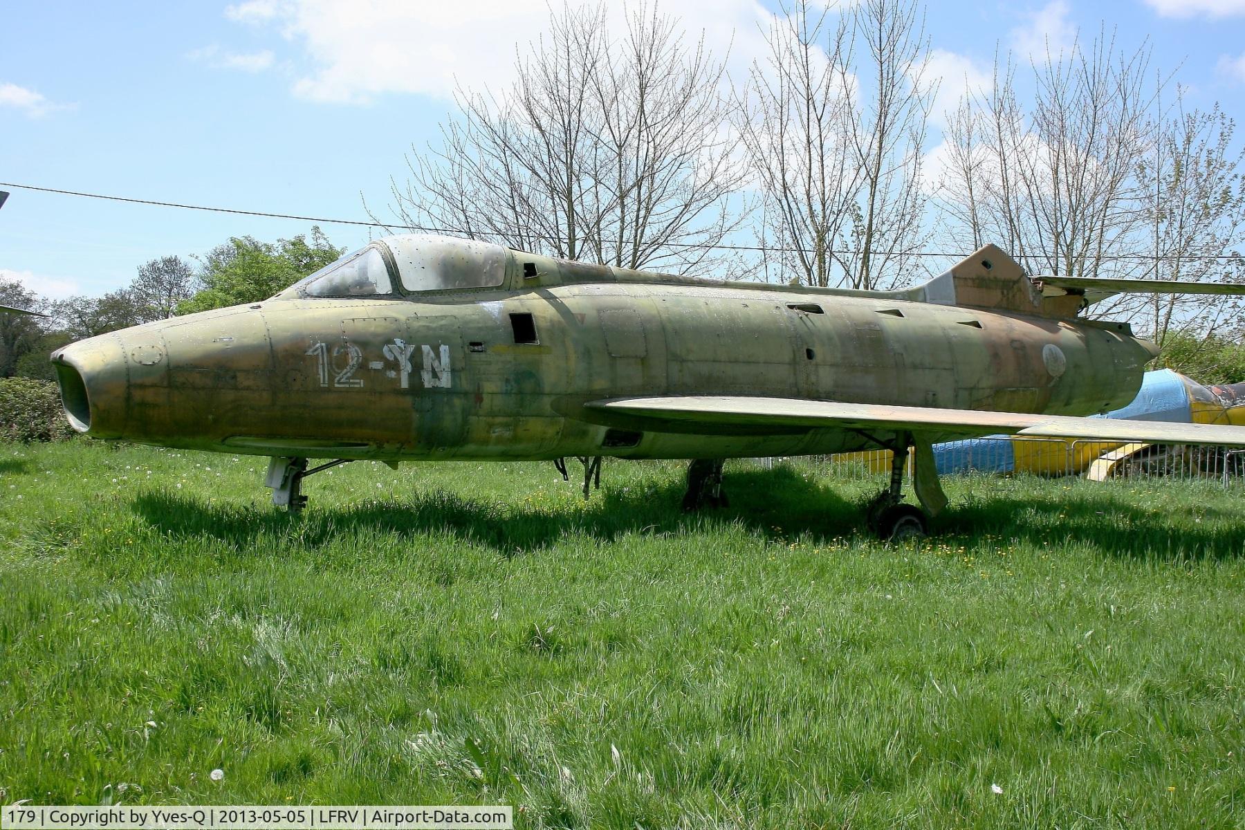 179, Dassault Super Mystere B.2 C/N 179, Dassault Super Mystere B.2, MaVaMo Museum, Vannes-Meucon Airport  (LFRV-VNE)