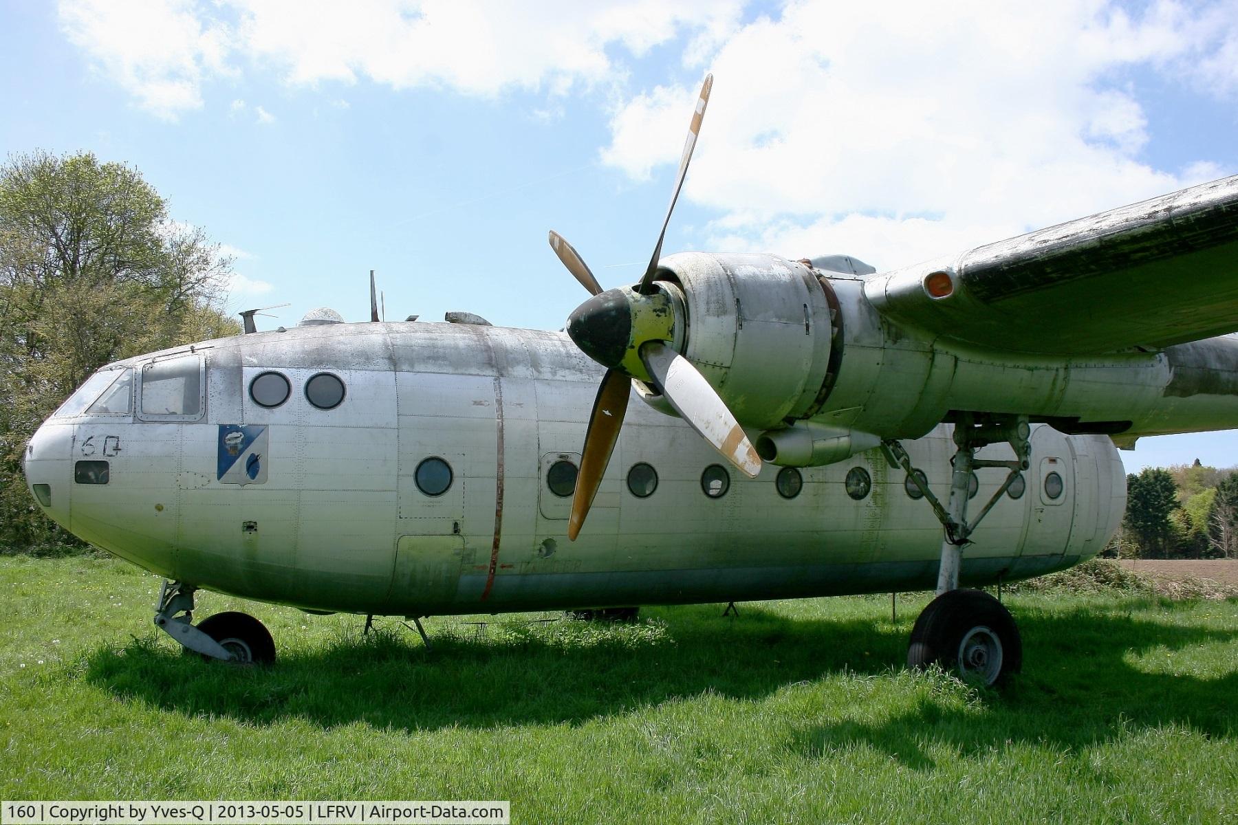 160, Nord N-2501 Noratlas C/N 160, Nord 2501 Noratlas, MaVaMo Museum, Vannes-Meucon Airport  (LFRV-VNE)