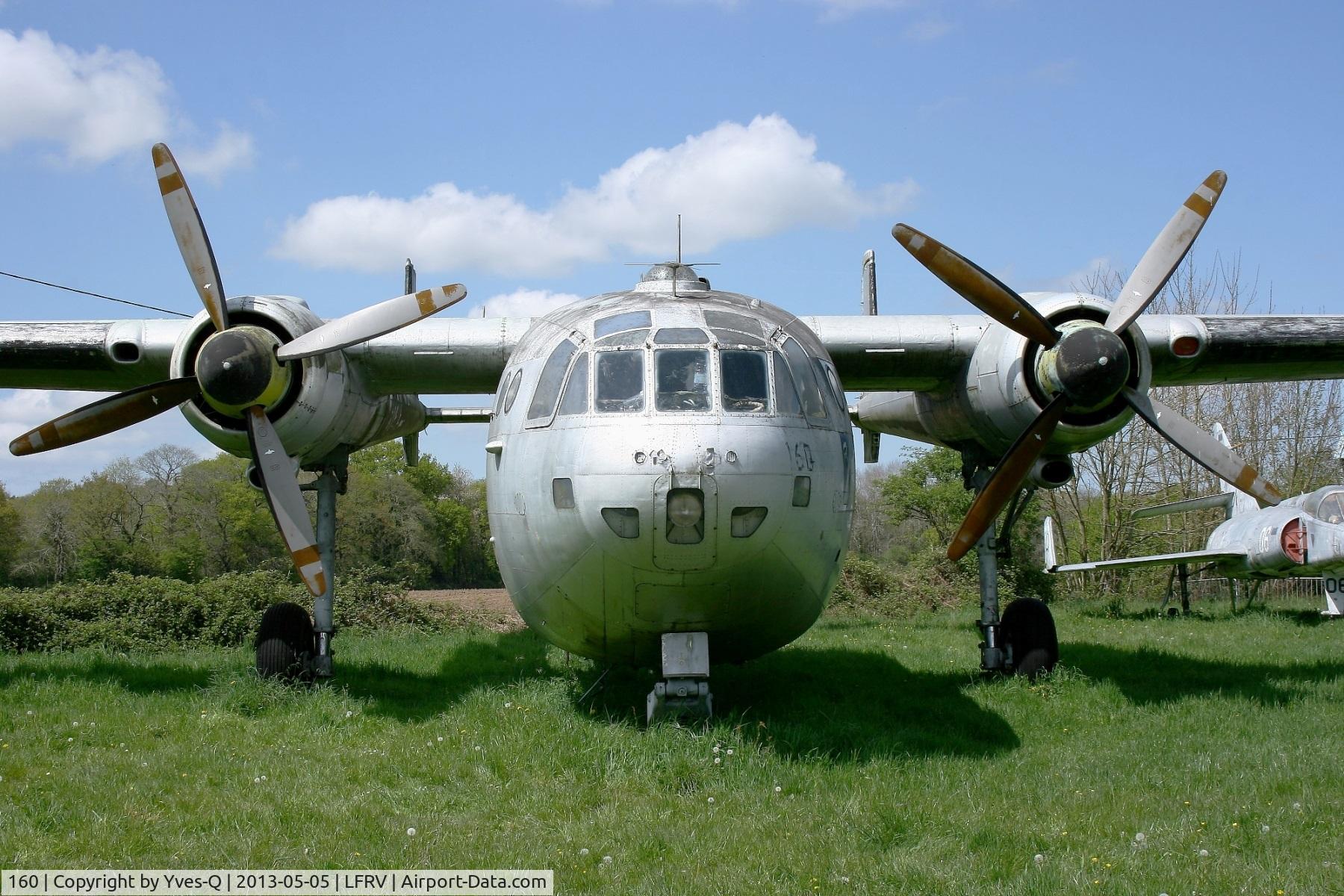 160, Nord N-2501 Noratlas C/N 160, Nord 2501 Noratlas, MaVaMo Museum, Vannes-Meucon Airport  (LFRV-VNE)