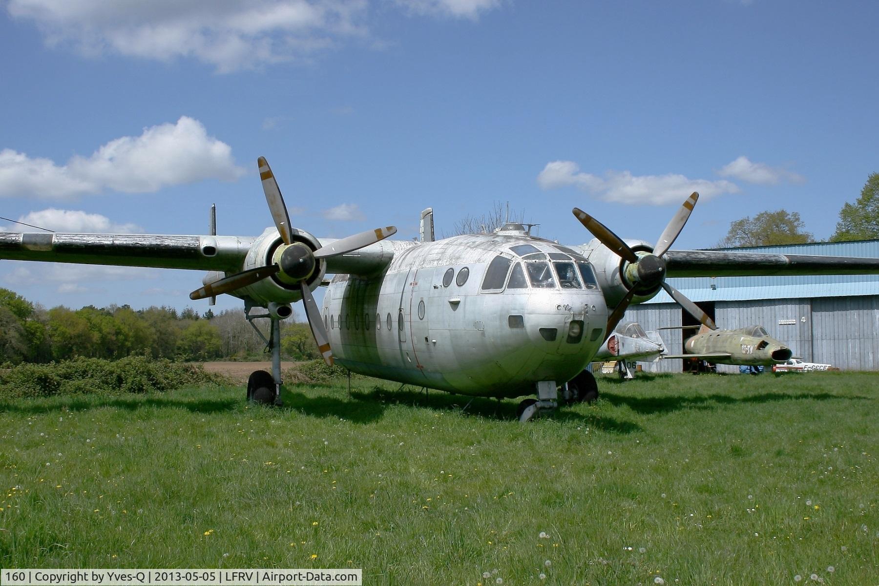 160, Nord N-2501 Noratlas C/N 160, Nord 2501 Noratlas, MaVaMo Museum, Vannes-Meucon Airport  (LFRV-VNE)