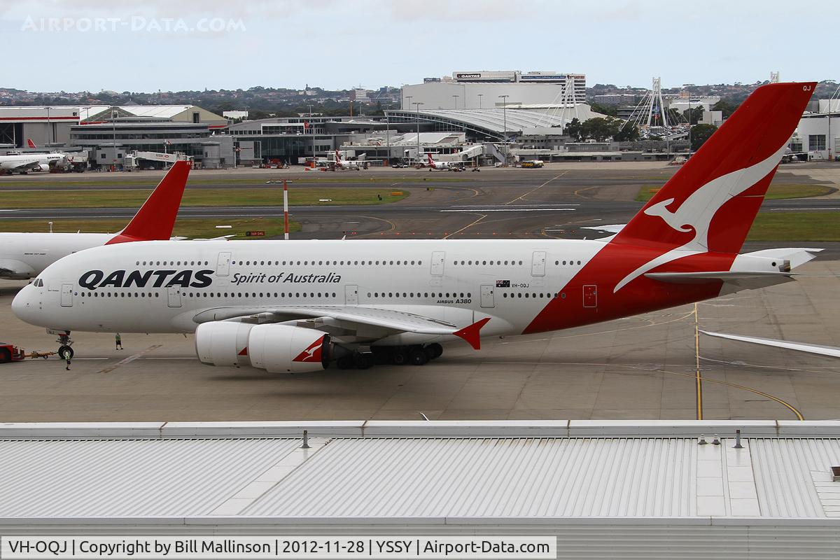 VH-OQJ, 2010 Airbus A380-842 C/N 062, READY FOR DEPARTURE
