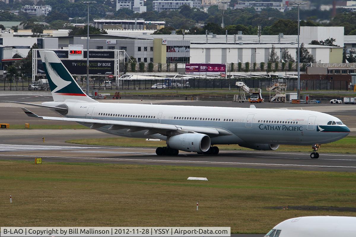 B-LAO, 2012 Airbus A330-343X C/N 1317, ready for return to HKG