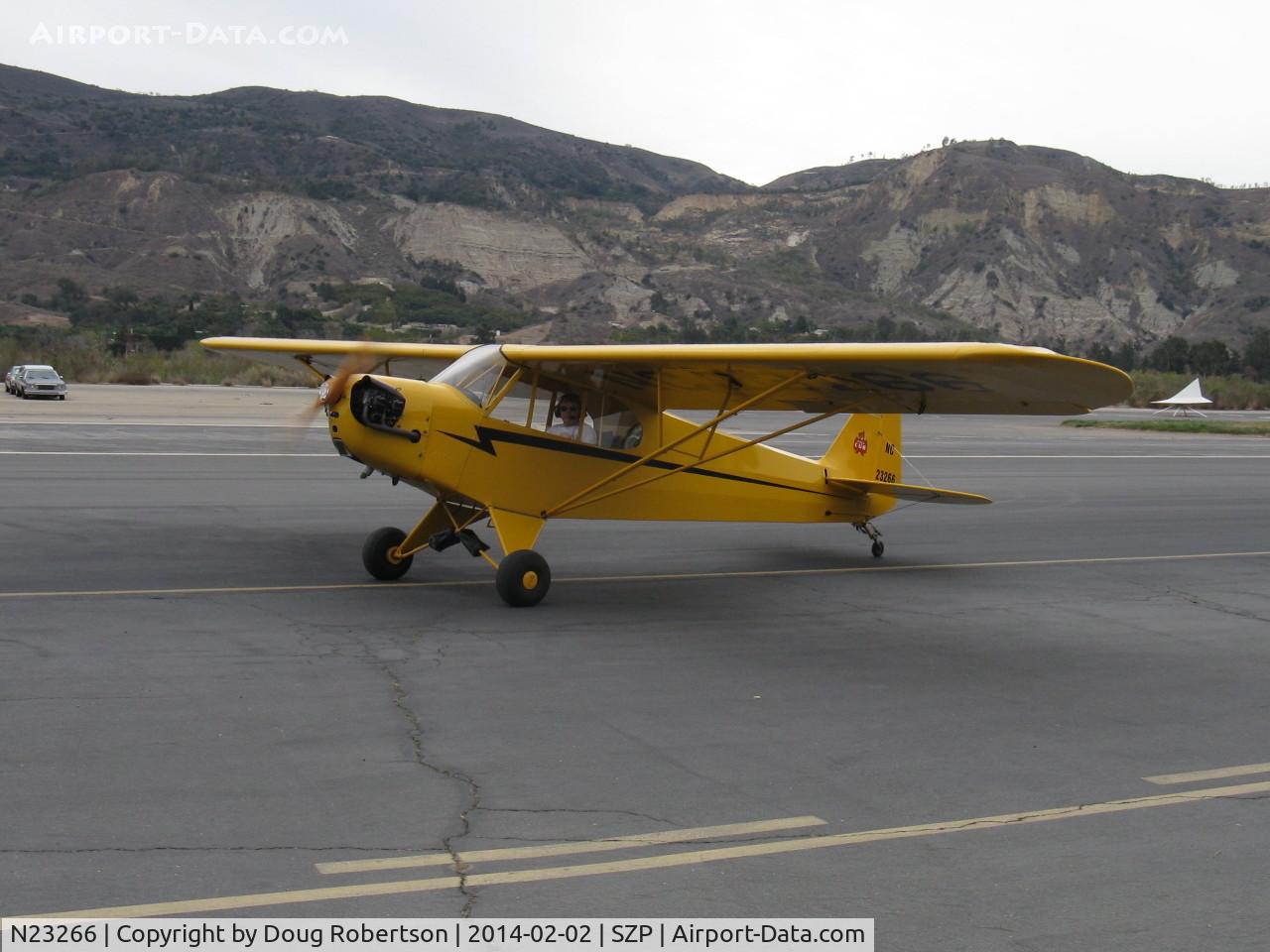 N23266, 1939 Piper J3C-65 Cub Cub C/N 3113, 1939 Piper J3C-65 CUB, Continental A&C65 65 Hp, taxi