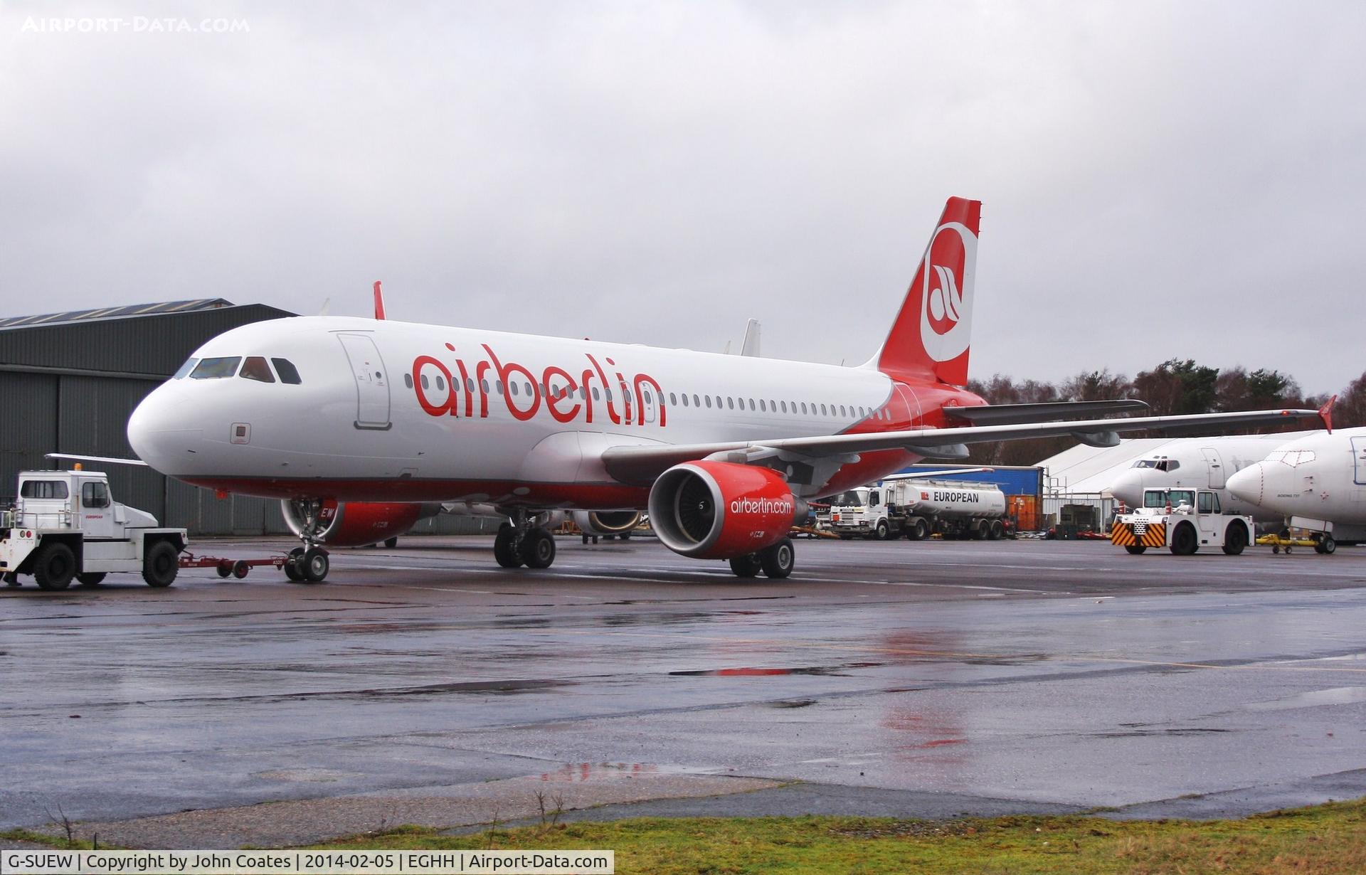 G-SUEW, 2003 Airbus A320-214 C/N 1961, Just resprayed
