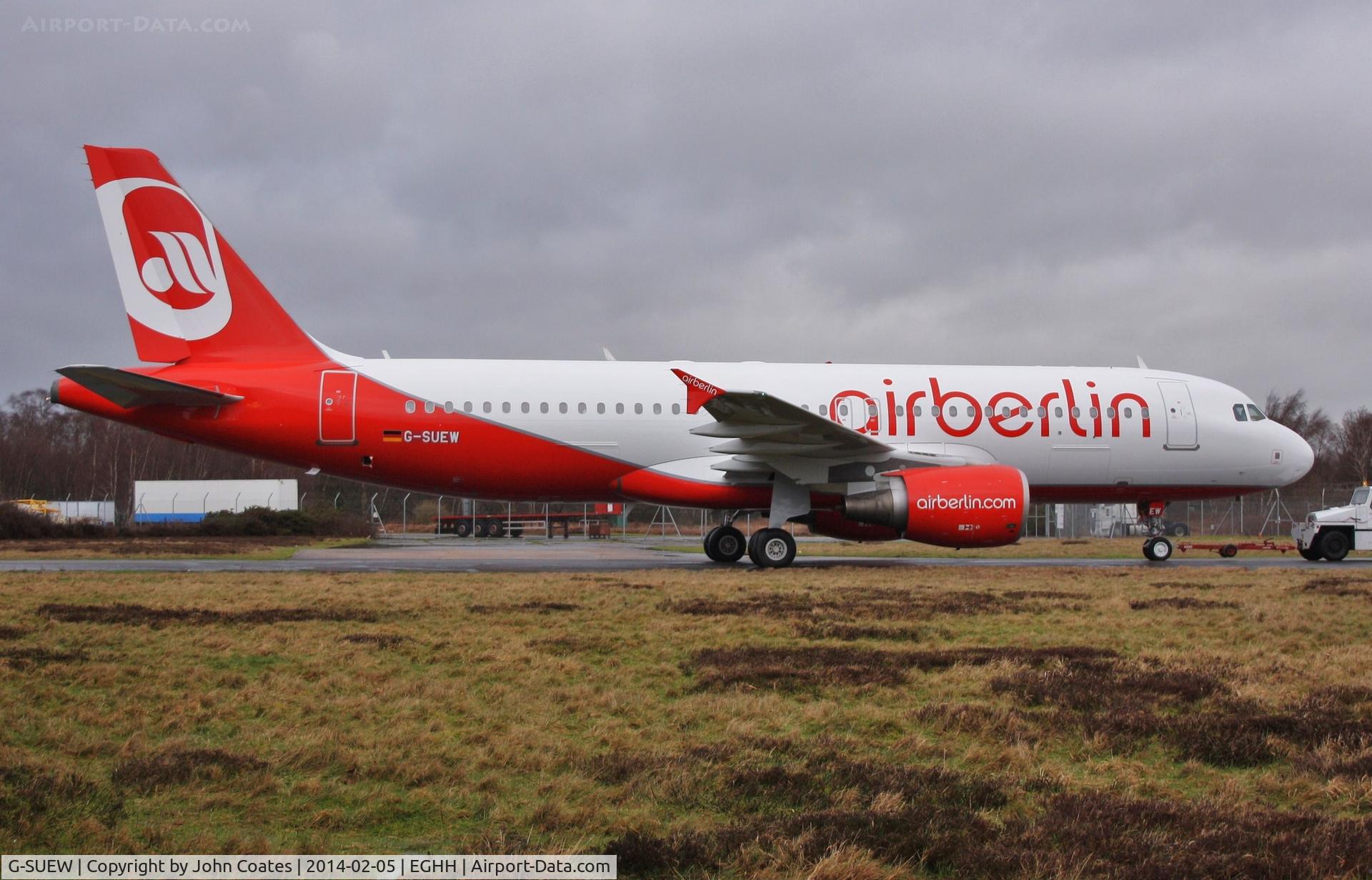 G-SUEW, 2003 Airbus A320-214 C/N 1961, Taxiing to depart after repaint..to be D-ABNF