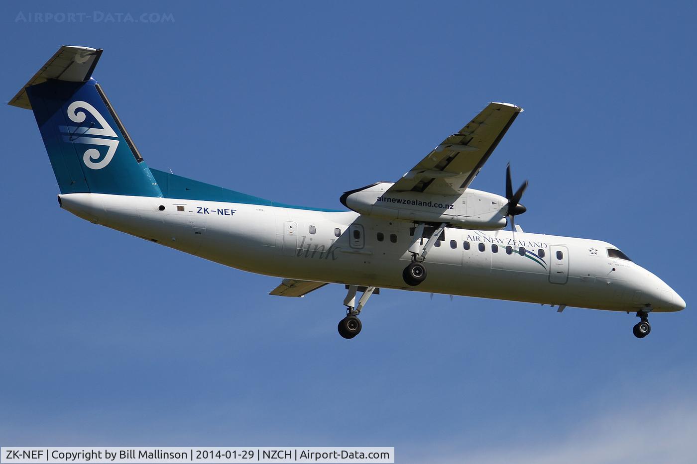 ZK-NEF, 2005 De Havilland Canada DHC-8-311 Dash 8 C/N 620, FINALS TO 02