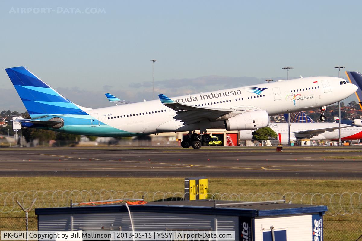 PK-GPI, 2009 Airbus A330-243 C/N 1052, OFF FROM 34L