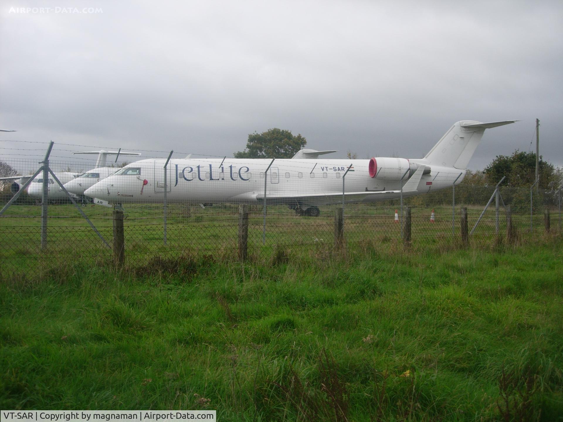 VT-SAR, 2000 Canadair CRJ-200ER (CL-600-2B19) C/N 7434, at exeter - about 2010